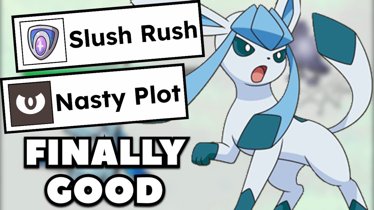 SLUSH RUSH + NASTY PLOT GLACEON IS FINALLY GOOD | Convergance 
