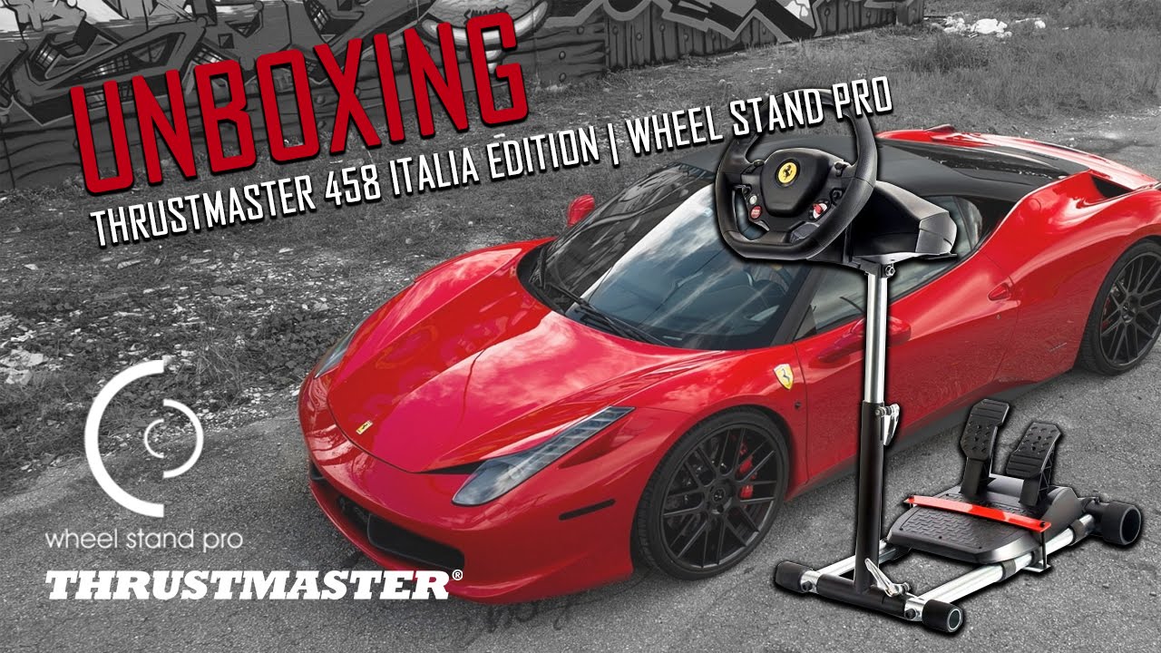 UNBOXING | Thrustmaster TX Racing Wheel 458 Italia Edition & WHEEL STAND PRO