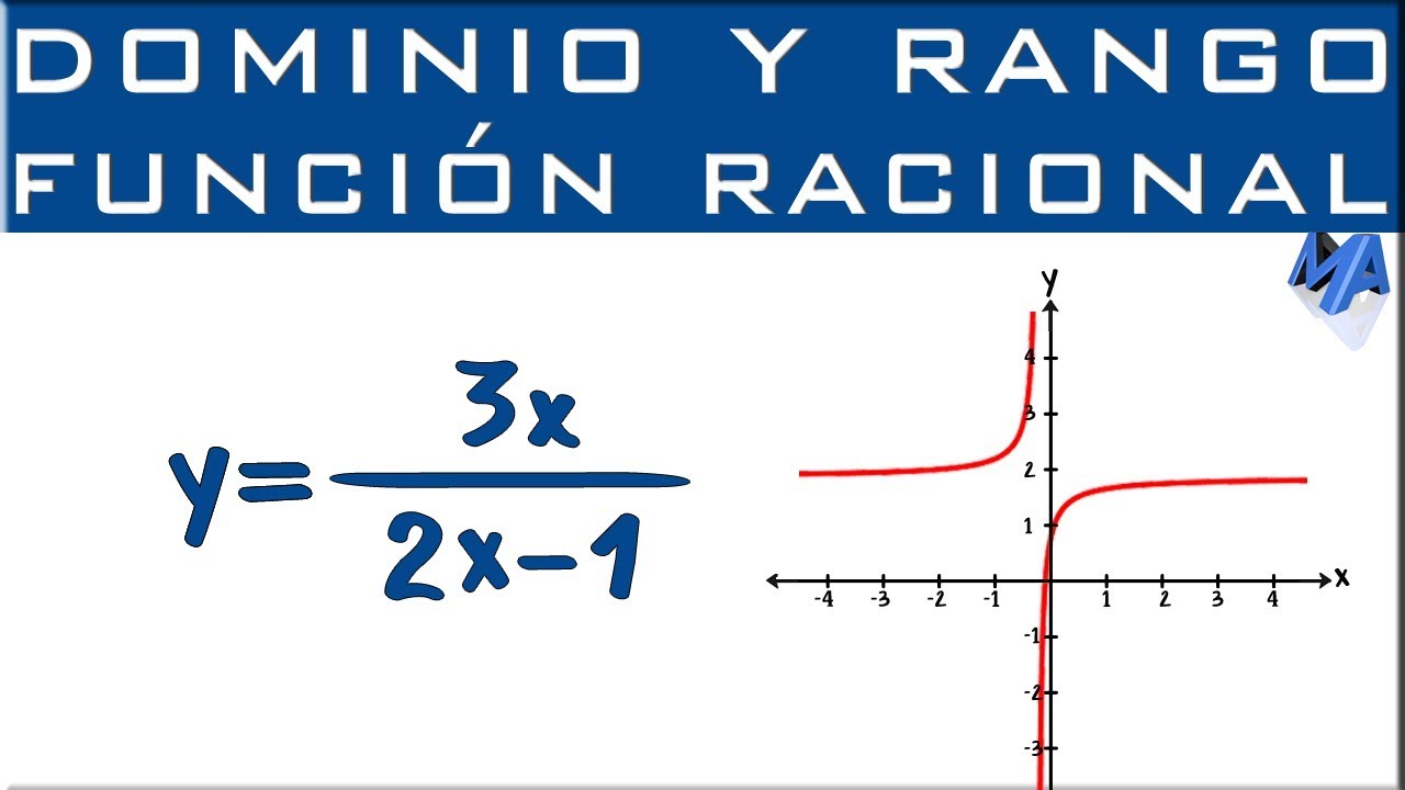 Dominio y rango funci&oacute;n Racional