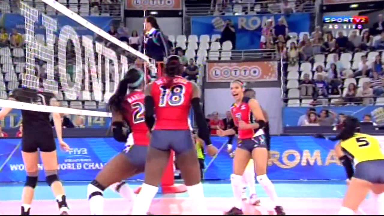 REP.DOMINICANA X ALEMANHA - Mundial de Vôlei Feminino 2014