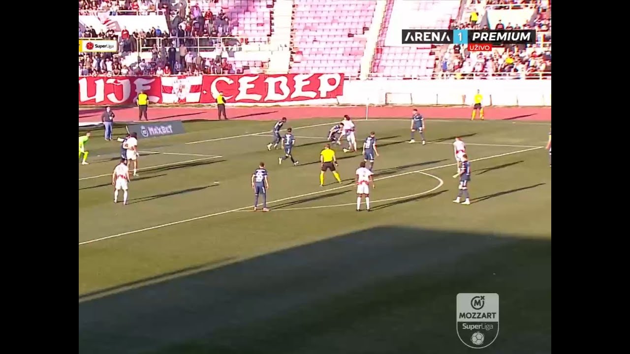 MOZZART BET SUPERLIGA SRBIJE (27. kolo): Radnički - Crvena zvezda 0:3 (0:2) / 08.03.2025.