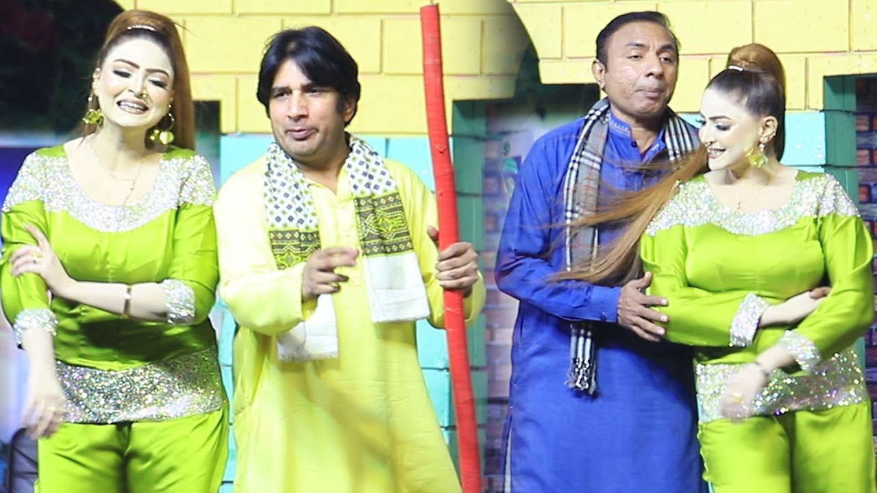 DR AIMA KHAN | RASHID KAMAL | SIKHWAT NAZ | NEW PAKISTANI PUNJABI COMEDY STAGE DRAMA CLIP 2025