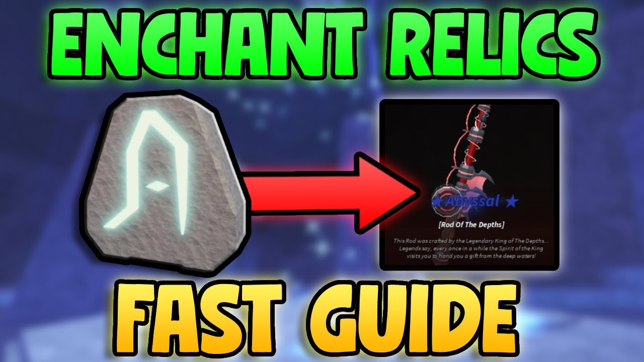 Как получить и использовать ENCHANT RELICS в FISCH! Как зачаровать удочку в FISCH! (Roblox FISH)