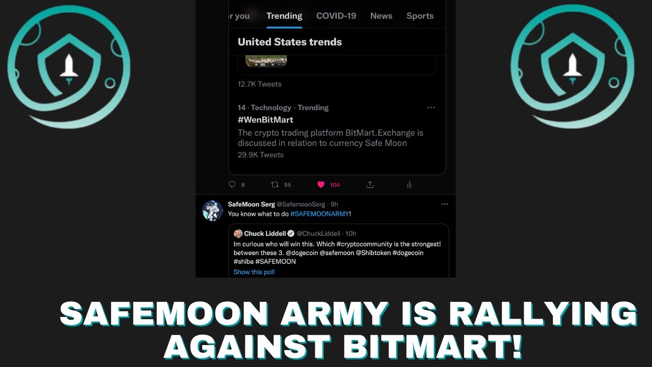 SAFEMOON ARMY RALLYING UP AGAINST BITMART!