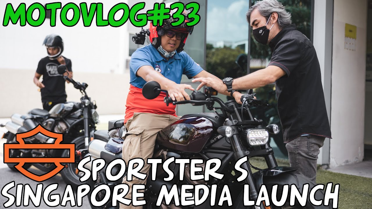 Motovlog#33 Harley-Davidson Sportster S Singapore Media Launch