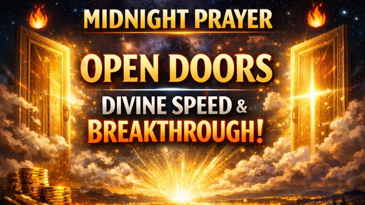 POWERFUL MIDNIGHT PRAYER | OPEN DOORS, DIVINE SPEED & TESTIMONIES