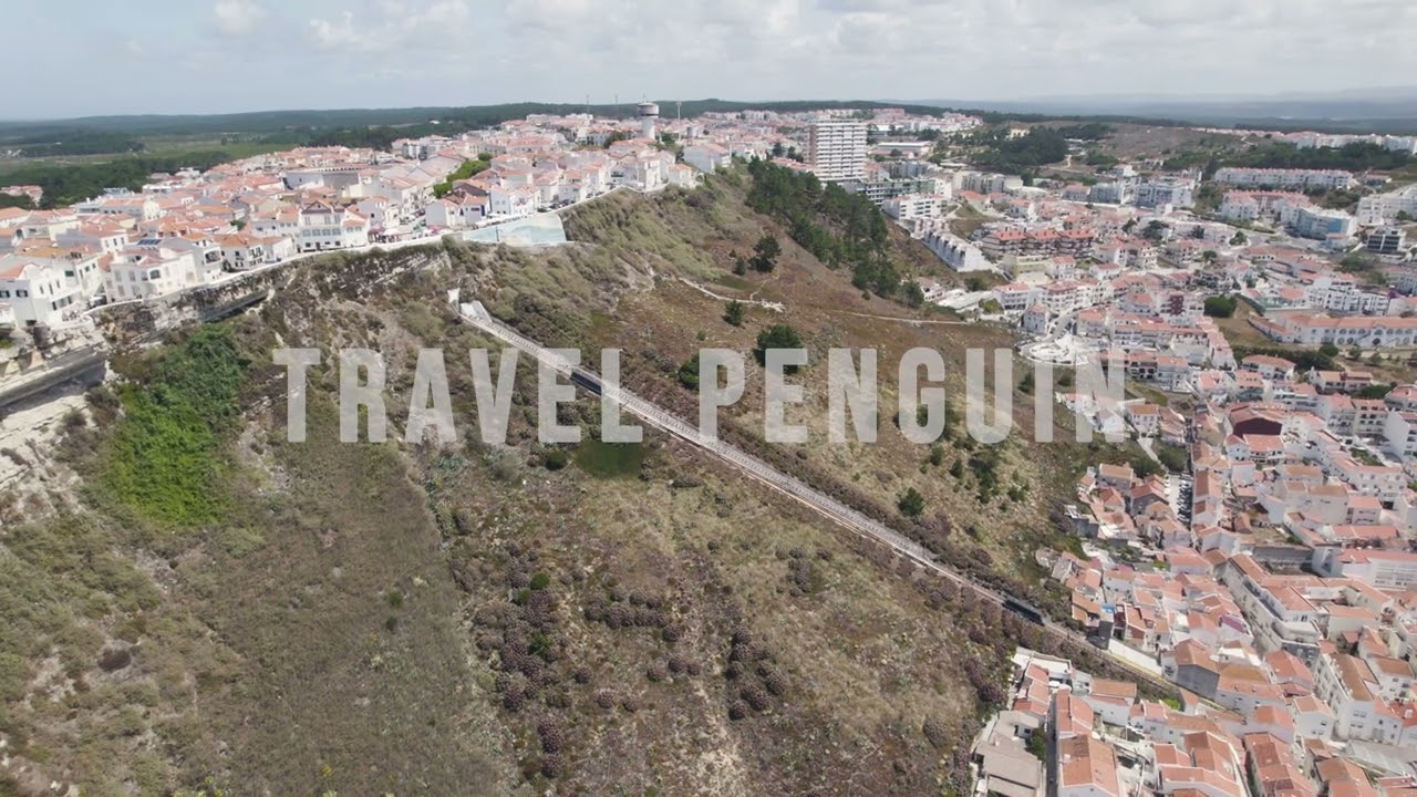 Portugal 🇵🇹 Nazaré [4K] Drone Stock Footage 5