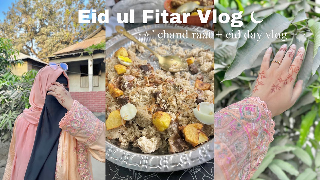 Eid vlog 2025🌙 chand raat + eid day💫 apparently afrin🍃