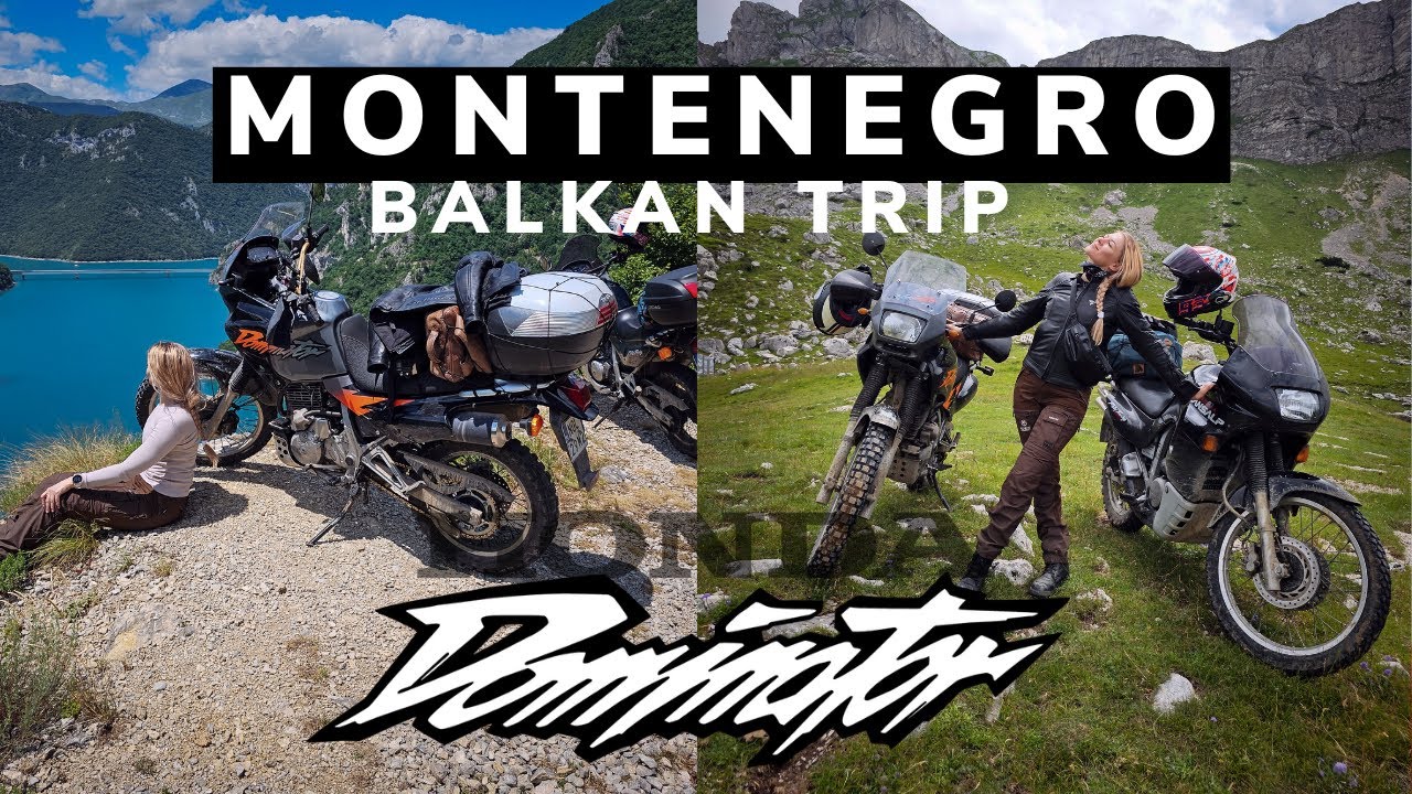 Czarnogóra Motocyklem Offroad | Honda Dominator na Bałkanach