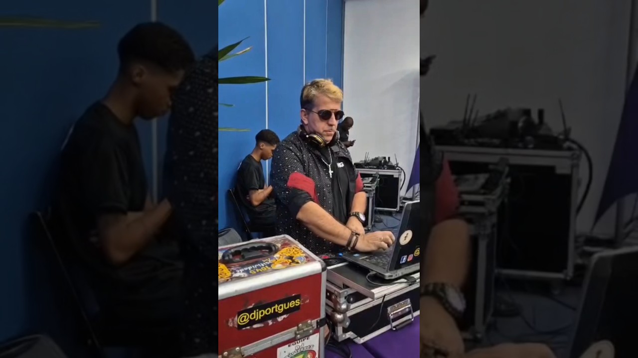 Apresenta&ccedil;&atilde;o #baile #djportugues na Festa da #sbacem no #trends Brasil #conference #dj #show