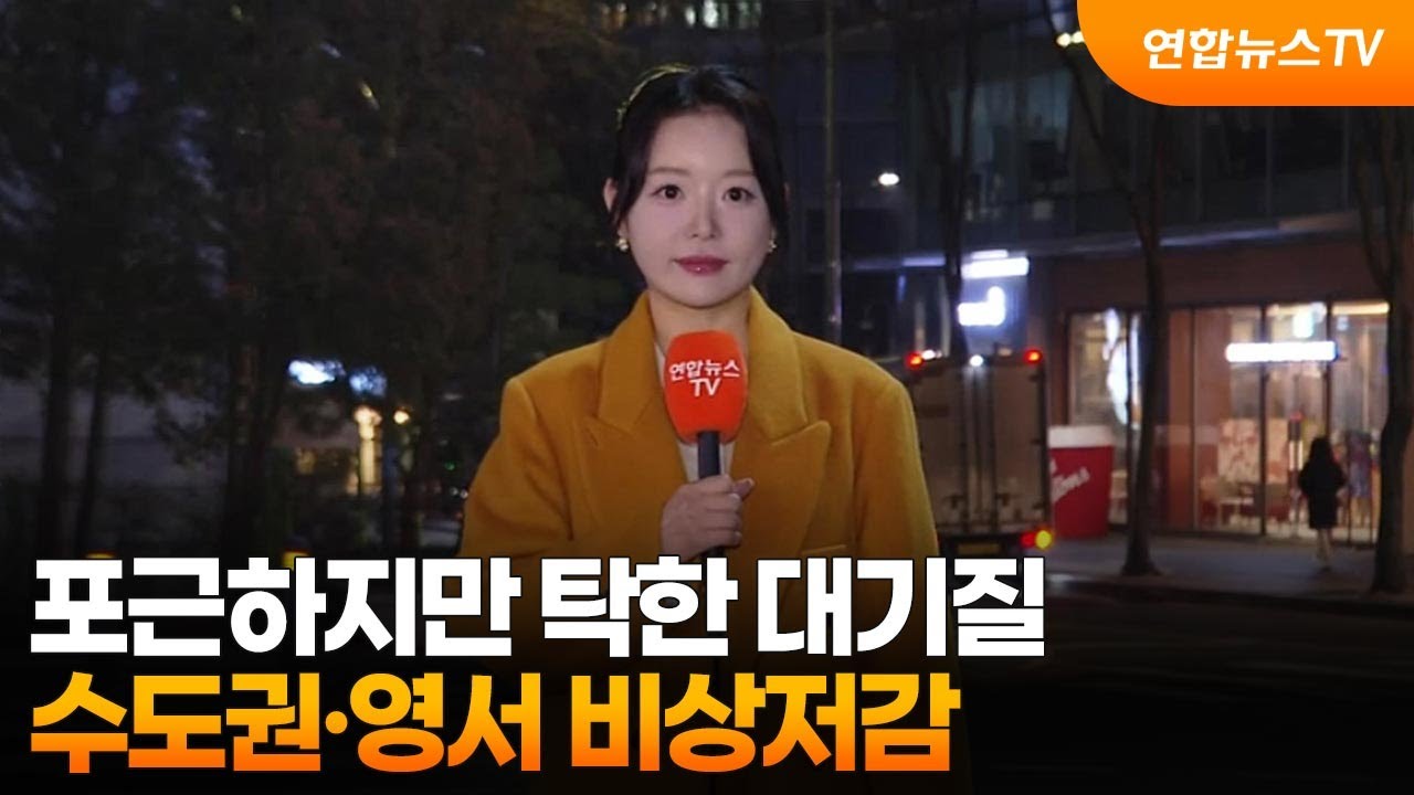[날씨] 포근하지만 탁한 대기질…수도권·영서 비상저감 / 연합뉴스TV (YonhapnewsTV)