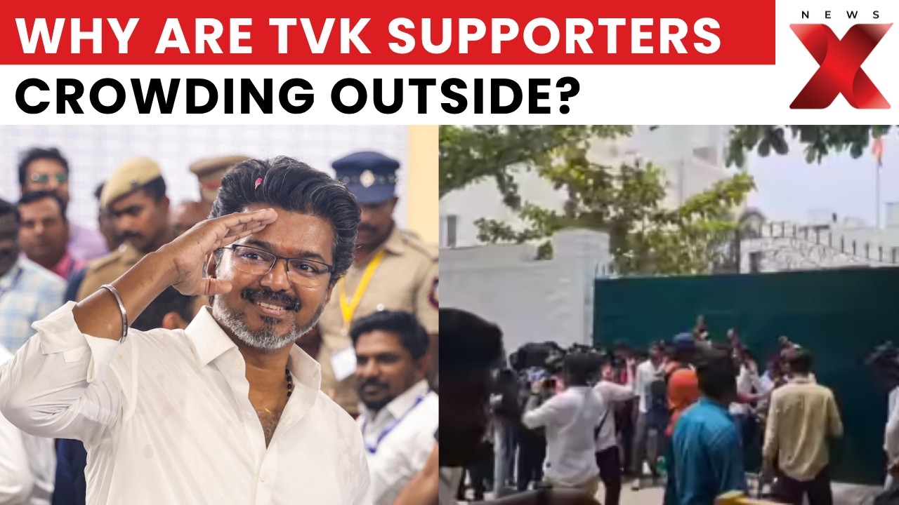 Why Are TVK Supporters Gathering Outside Vijay&rsquo;s Residence In Chennai? | NewsX