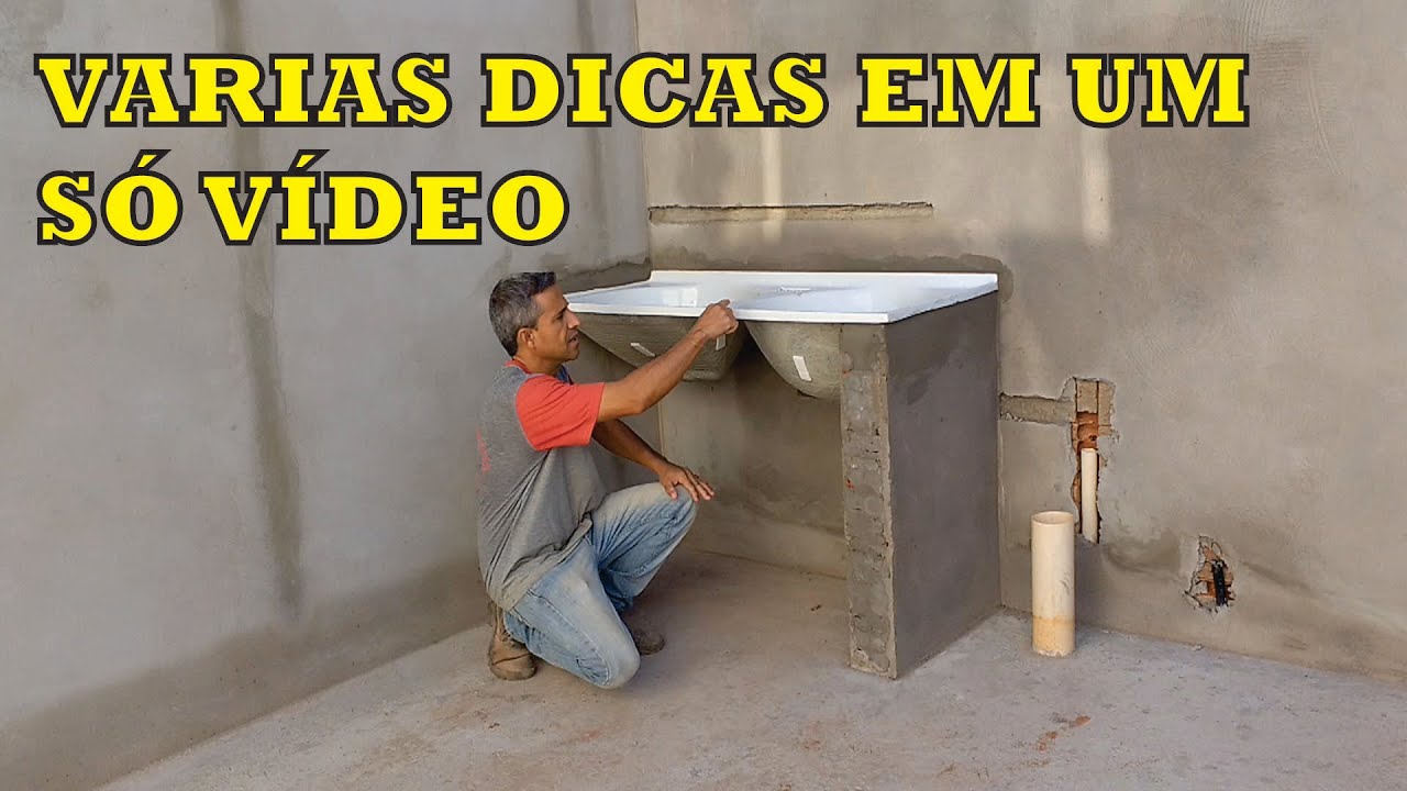 Como fazer a instalação do tanque de lavar roupas passo a passo