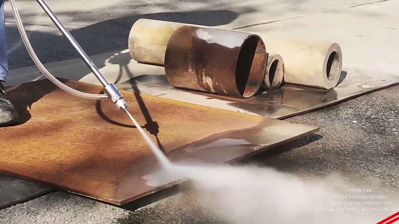 Shocking! Ultra-High Pressure Water Cleaning Revives Metals to a New Life!