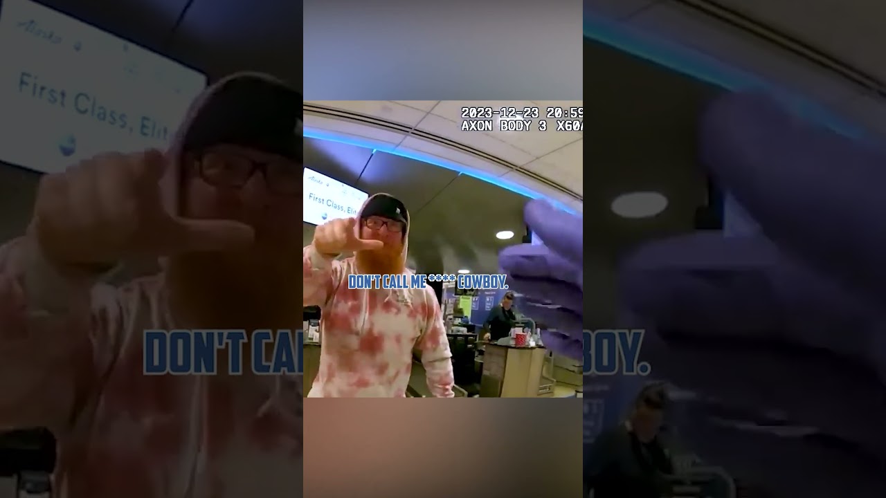 Aggressive Man Arrested at Airport After Confrontation with Police
