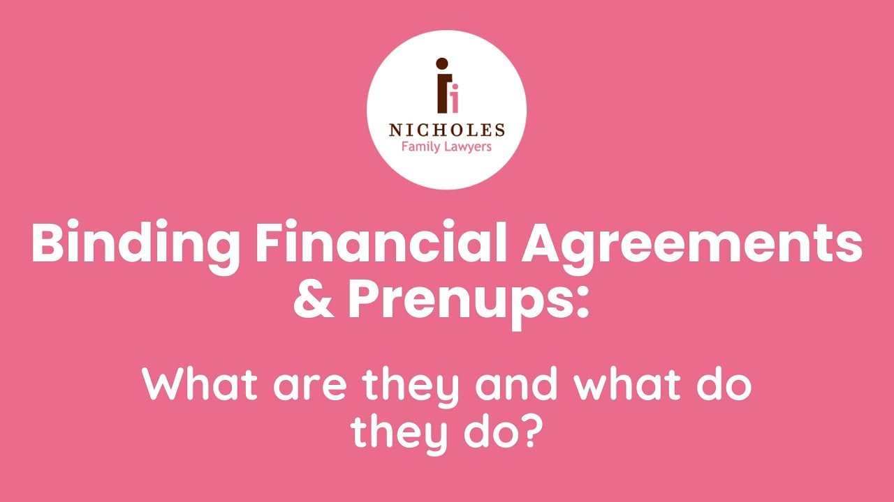 What is a Binding Financial Agreement?