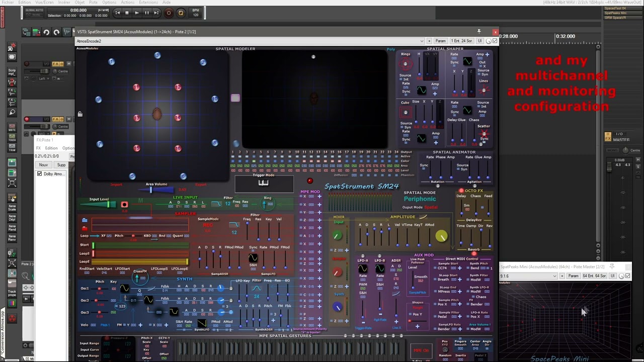 SpatStrument Very Short Tutos: Convert in Atmos objects