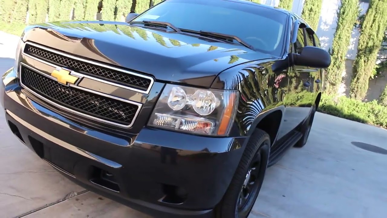 2013 Chevy Tahoe PPV - 5.3 Liter Engine - Rear Wheel Drive Unmarked Vehicle