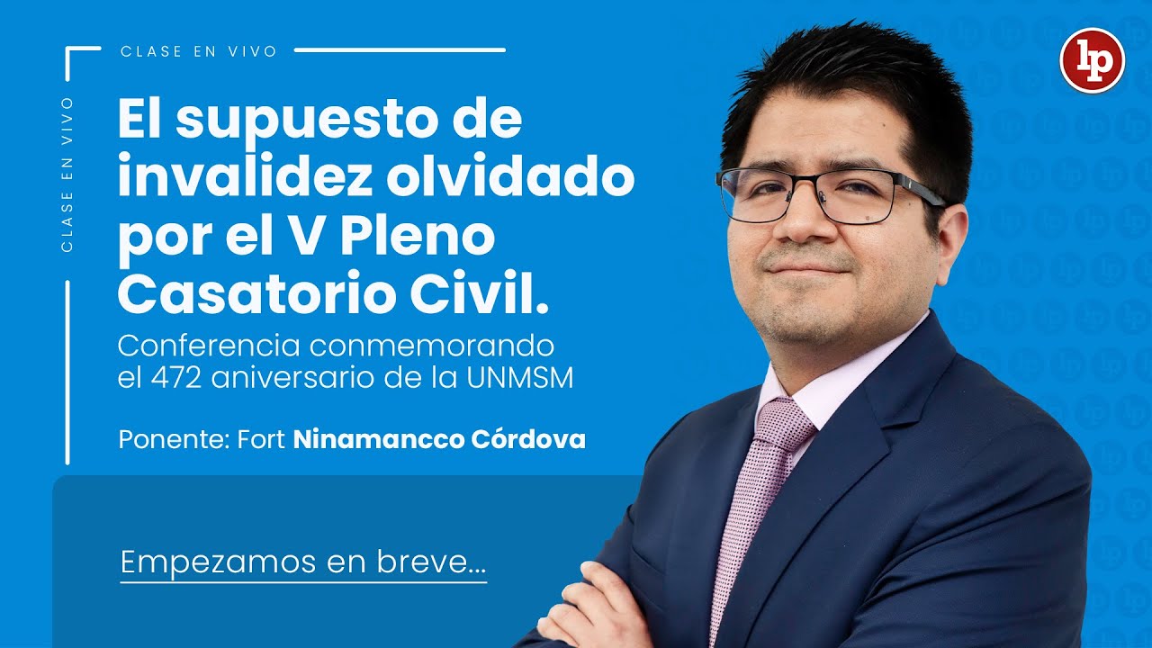 Supuesto de invalidez olvidado por el V Pleno Casatorio Civil
