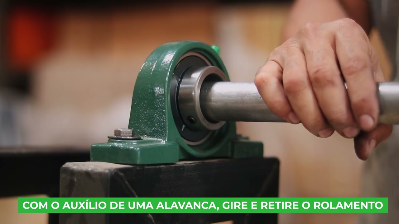 Como substituir rolamento do mancal P - CDC