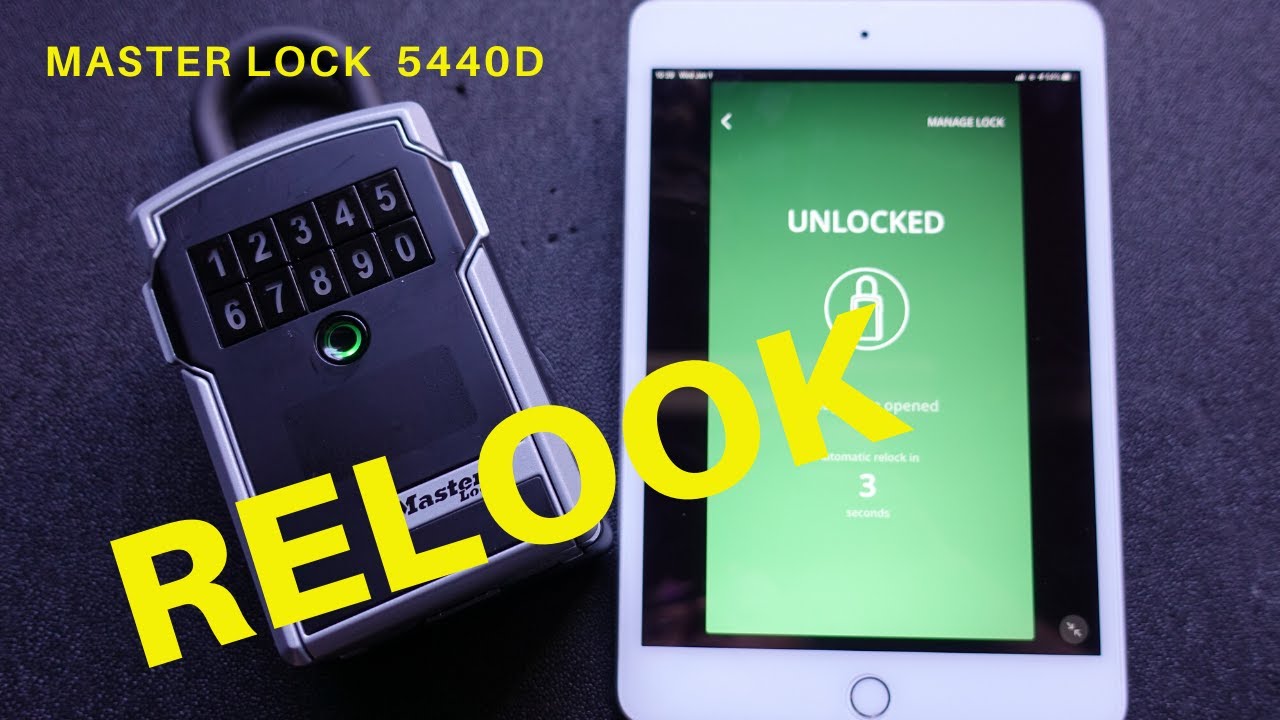 (1631) ПЕРЕСМОТРЕТЬ: Сейф для ключей Master 5440D с Bluetooth