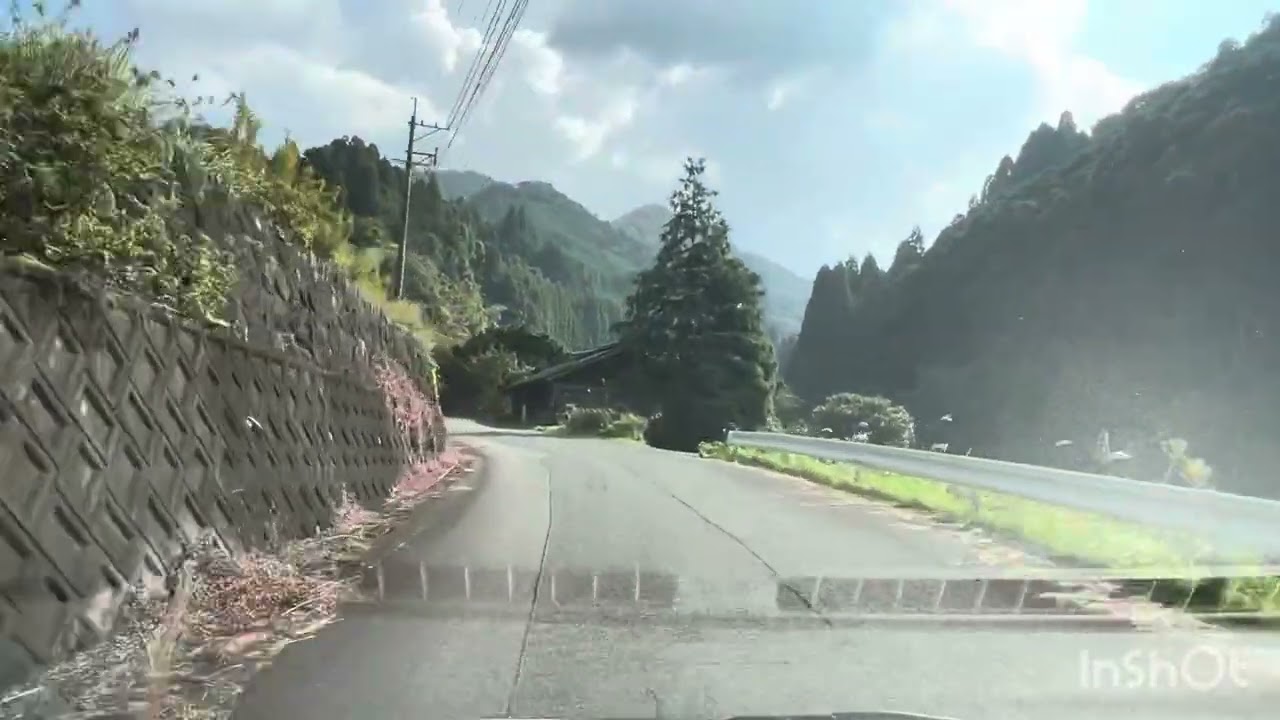 八女市星野村〜県道52号から室山熊野神社の駐車場〜