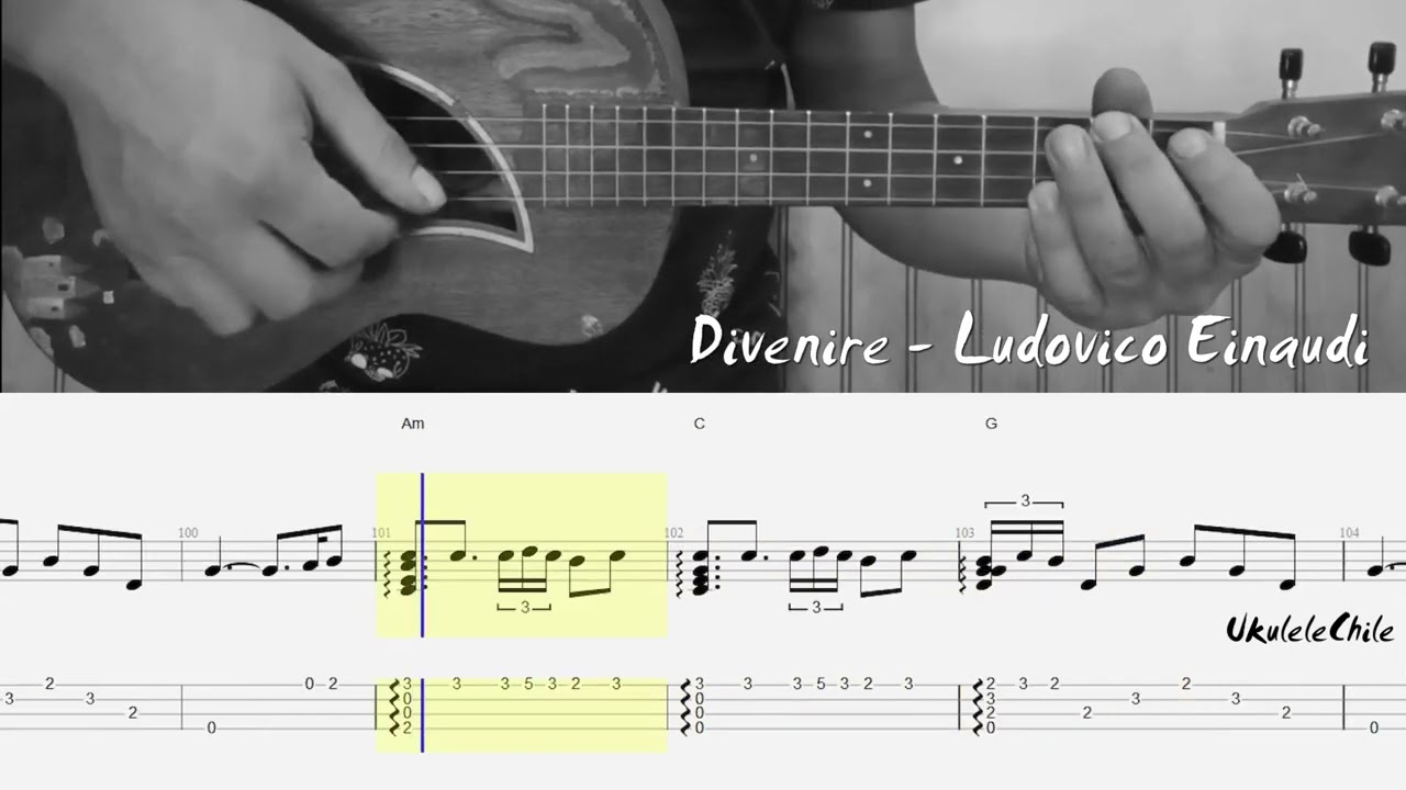 Divenire - Ludovico Einaudi on Ukulele Tutorials