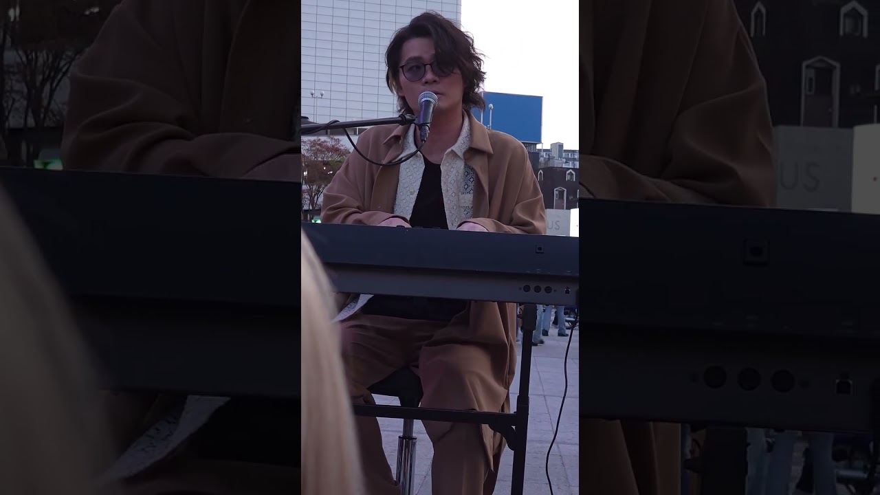 2025.04.11 センチミリメンタル 韓国 新村 路上ライブ 센티밀리멘탈 한국 신촌 버스킹