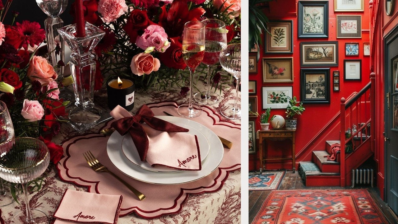 Make a Bold Statement: Red and Pink Decor Inspiration for Any Season #redandpink #interiordesign