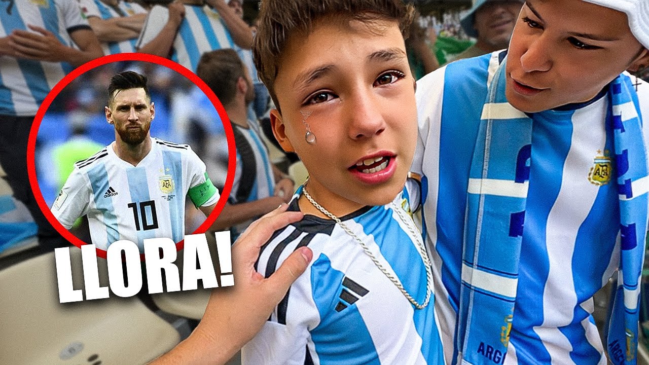MESSI Hizo Llorar a este Niño.. ** Argentina Pierde En El Mundial De Qatar **