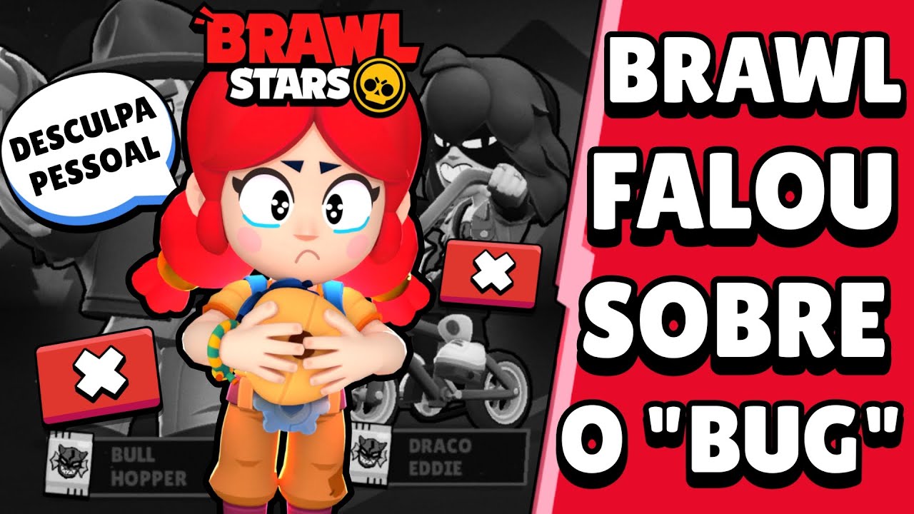 NOTÍCIA! FINALMENTE o BRAWL STARS FALOU sobre O "BUG" DAS SKINS de STRANGER THINGS!!!