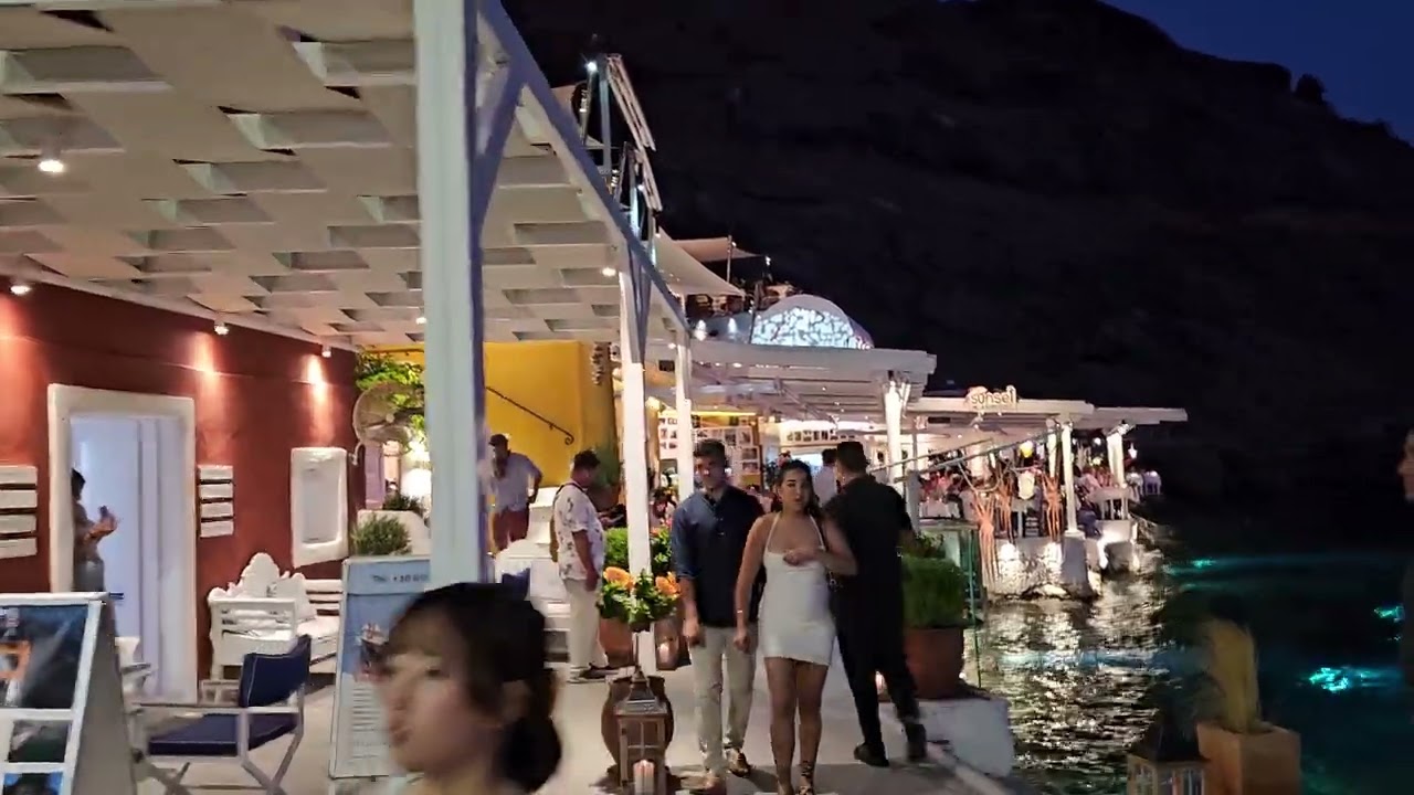Oia santorini Greece Amoudi Bay 2025