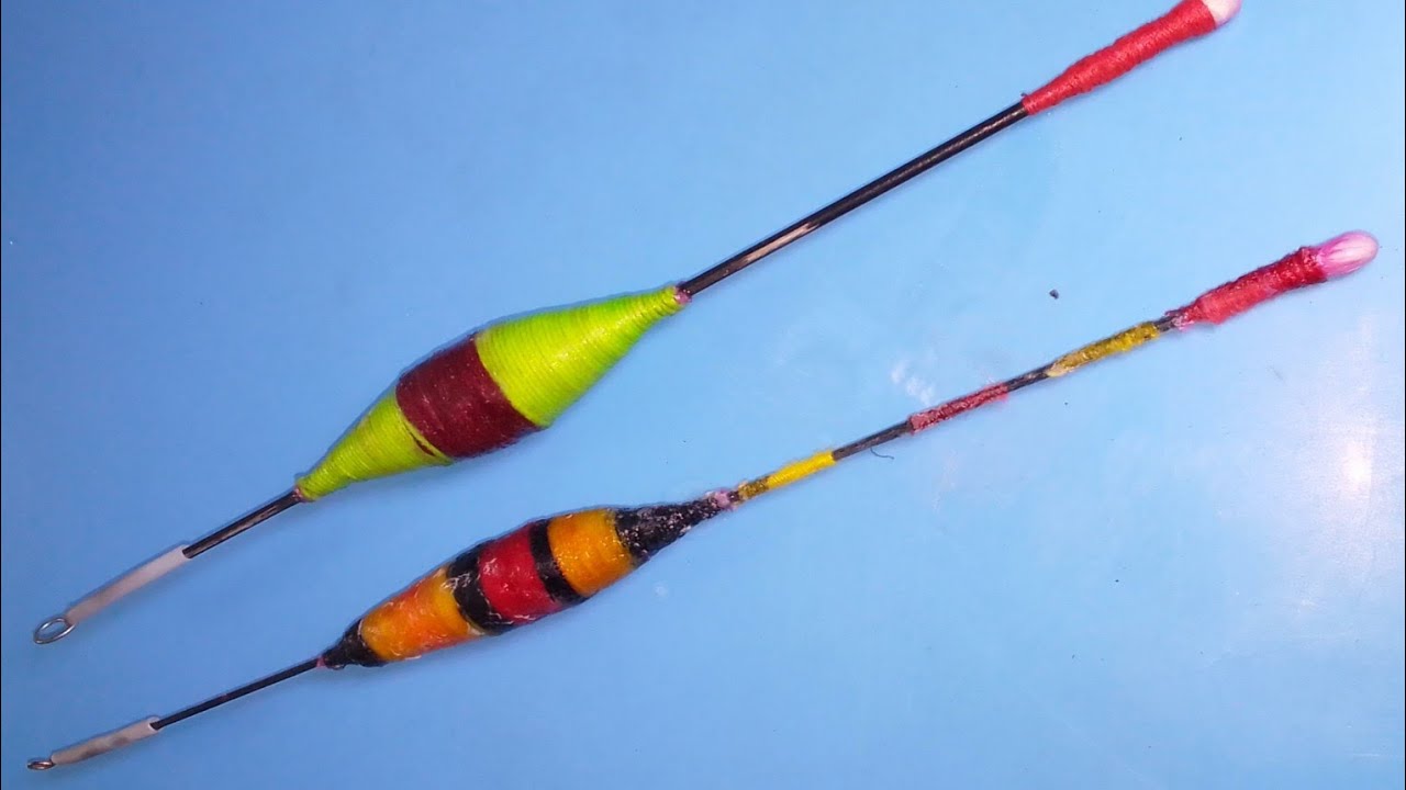 Fishing Float are Making using a manual Process! with styrofoam and fibre stick.
