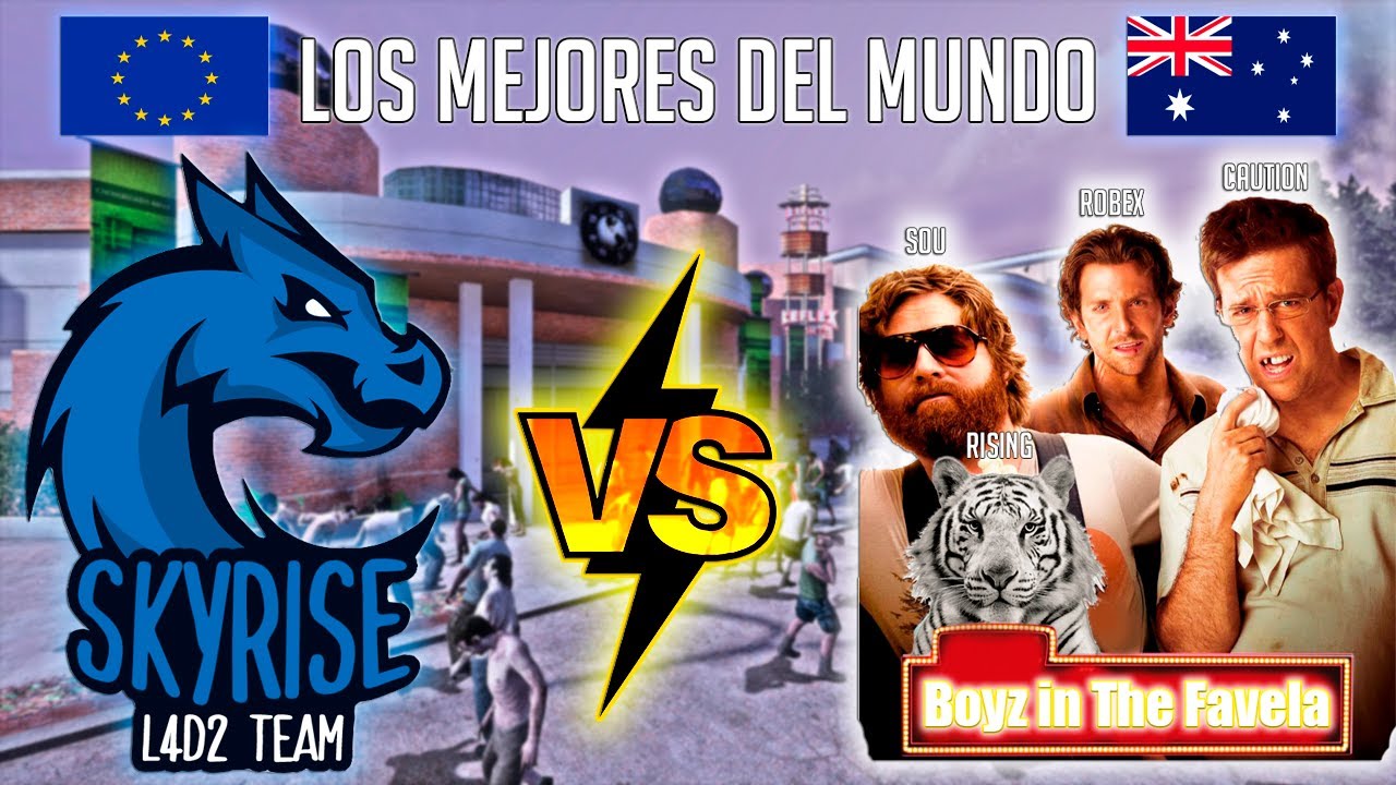 Copa América L4D2 2023 | Boyz In The Favela VS Skyrise | Australia VS Europa | LOS MEJORES DEL MUNDO