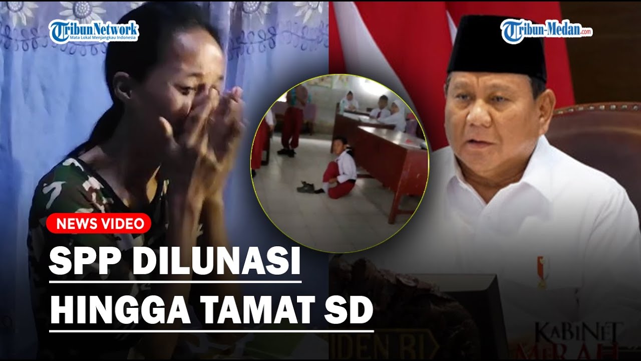 PRABOWO Turun Tangan Bantu Siswa SD yang Dipaksa Duduk Lantai karena tak Bayar SPP
