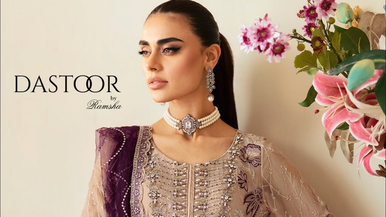 Ramsha Dastoor Luxury Chiffon Collection 2024 | Ramsha Unstitched Luxury Formal Collection