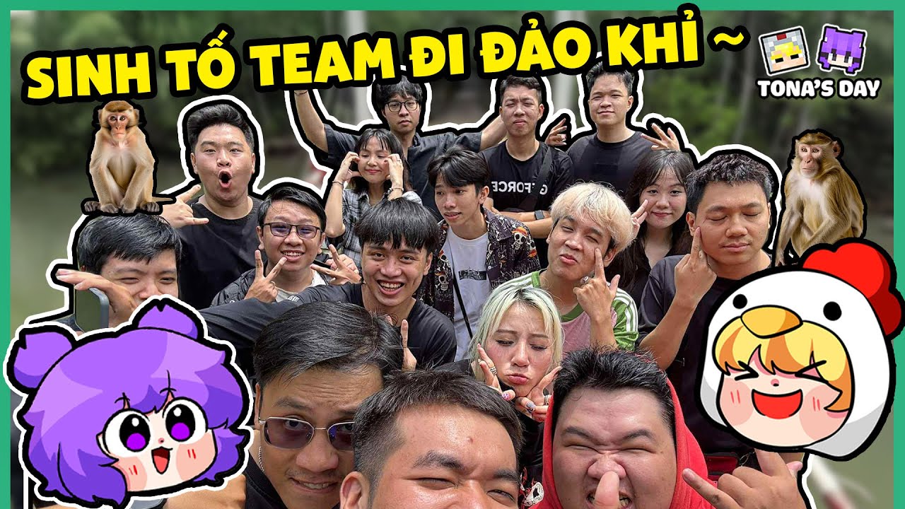 NABEE VÀ TÔ GÀ DẪN SINH TỐ TEAM ĐI ĐẢO KHỈ - CẦN GIỜ VÀ CÁI KẾT !!! TONA'S DAY | Nabee TV