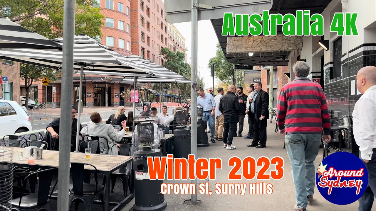 Sydney Australia [Walk 4K HDR] Exploring Crown St, Surry Hills - Sydney's Most Vibrant Neighborhood