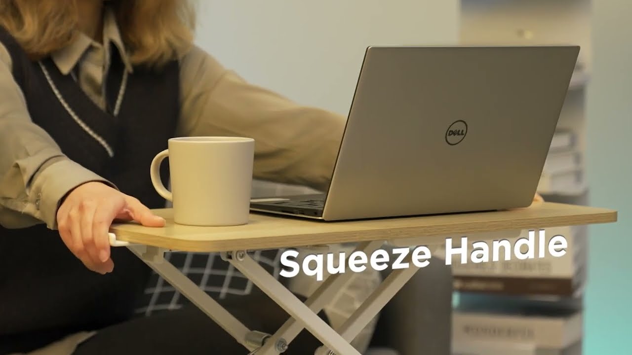 How to Use a Portable Height-Adjustable Desk | Product Demo + BTS
