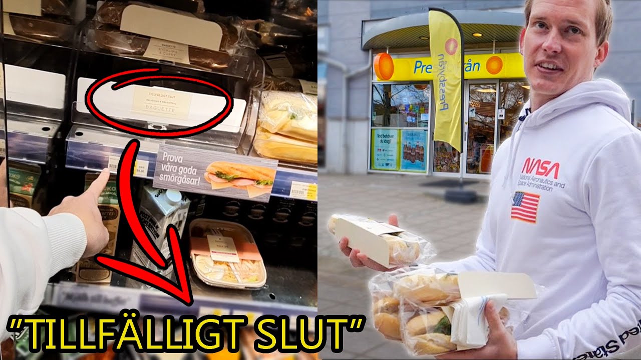 Vi äter upp ALLA pressbyråns baguetter i en HEL stad!