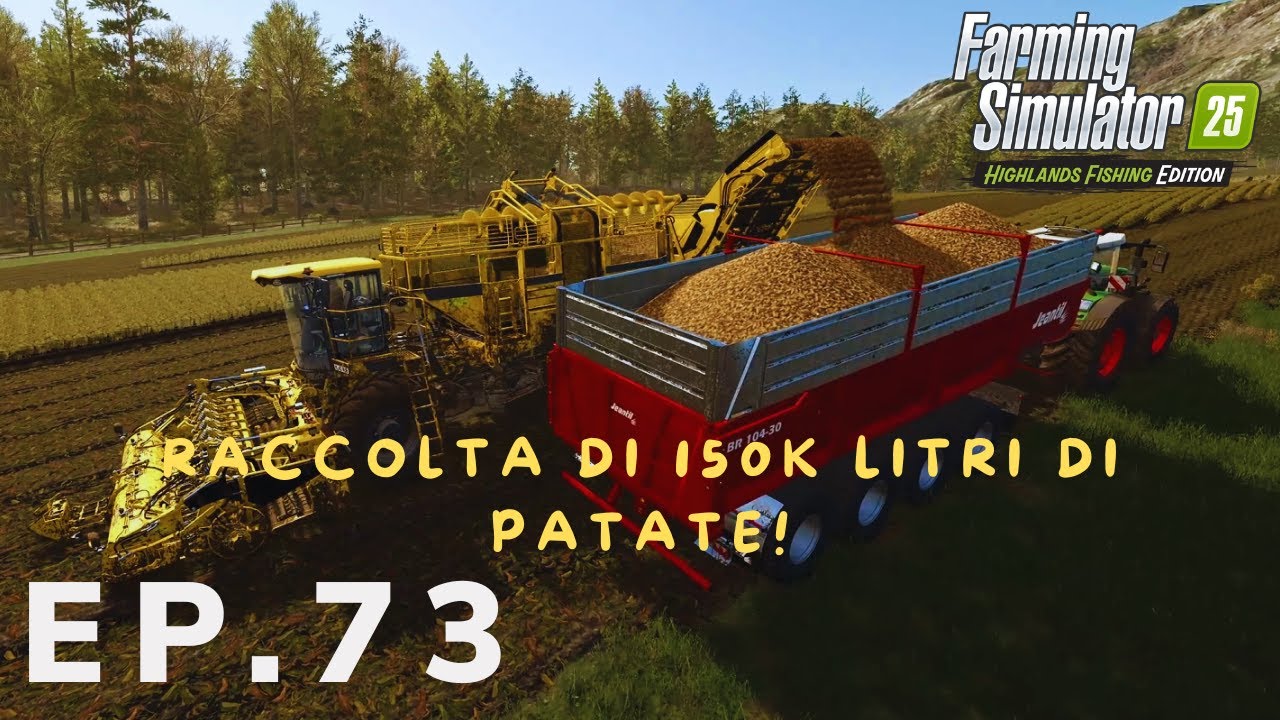 HIGHLANDS-FISHING | 🥔RACCOLTA DI 150K LITRI DI PATATE!🥔   | EP#73 