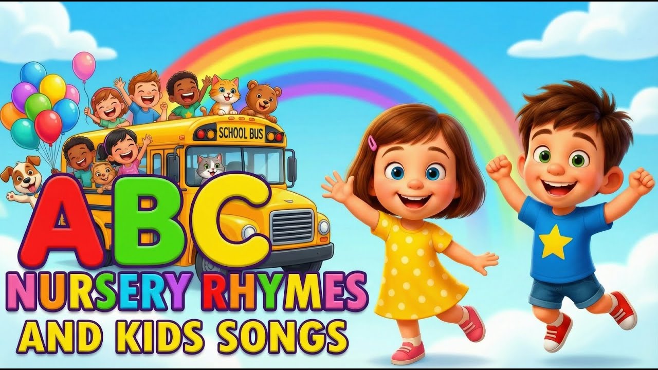 Nursery Rhymes & Kids Songs Compilation | Wheels on the Bus, 5 Little Monkeys, Knock Knock