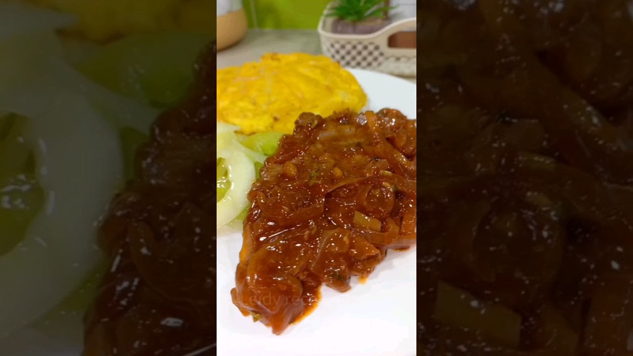 carne encebollada una idea de almuerzo delicioso😋 #comidacasera  #almuerzofacil