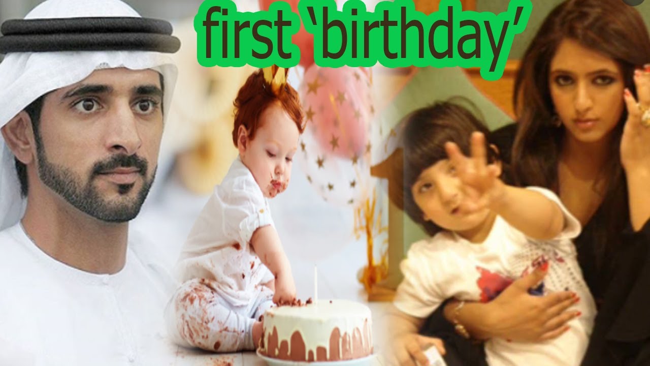 sheikh hamdan son  sweet photo from first &lsquo;birthday&rsquo; goes viral