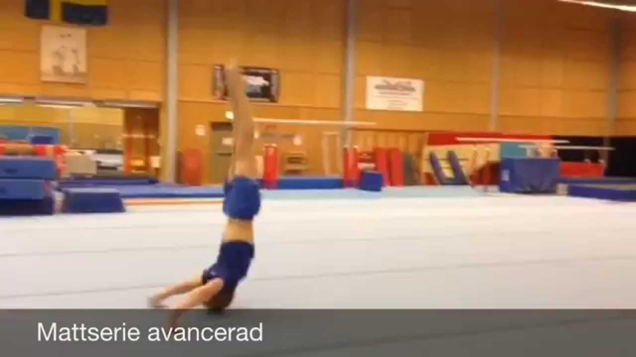 Gymnastik: Mattserie (avancerad)
