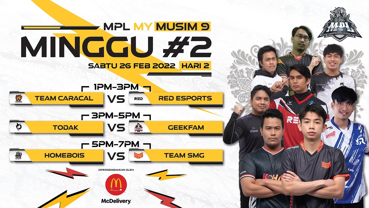 [Bahasa Malaysia] MPL-MY S9 W2 Hari 2 | Dipersembahkan oleh McDelivery