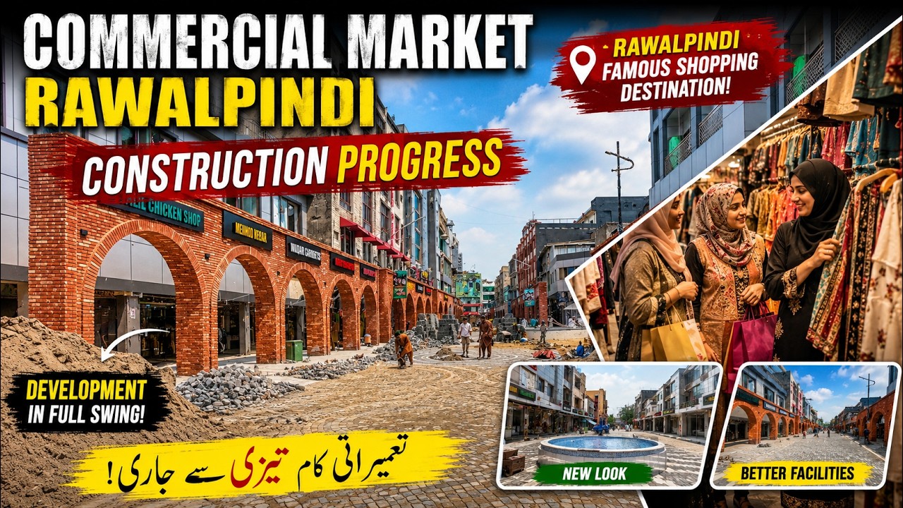 Rawalpindi's Famous Commercial Market Is Changing Fast! | Full Tour