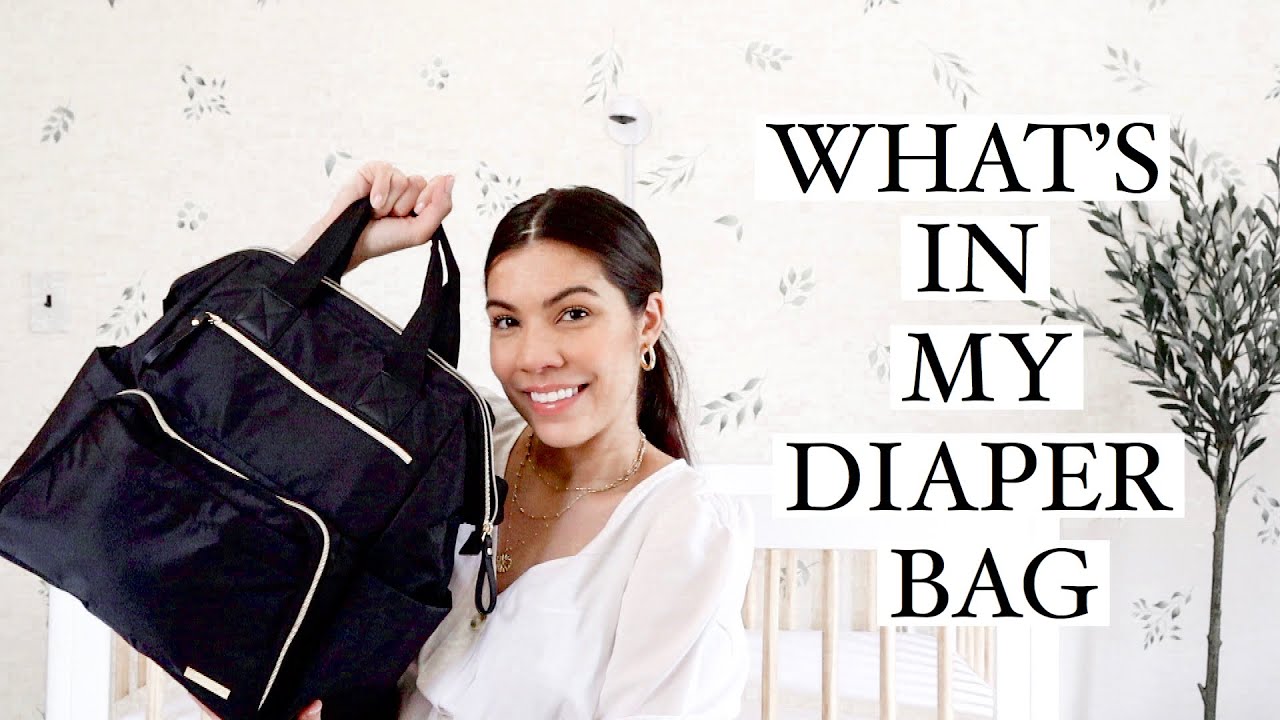 WHAT'S IN MY DIAPER BAG 2020 (Newborn 0-3)