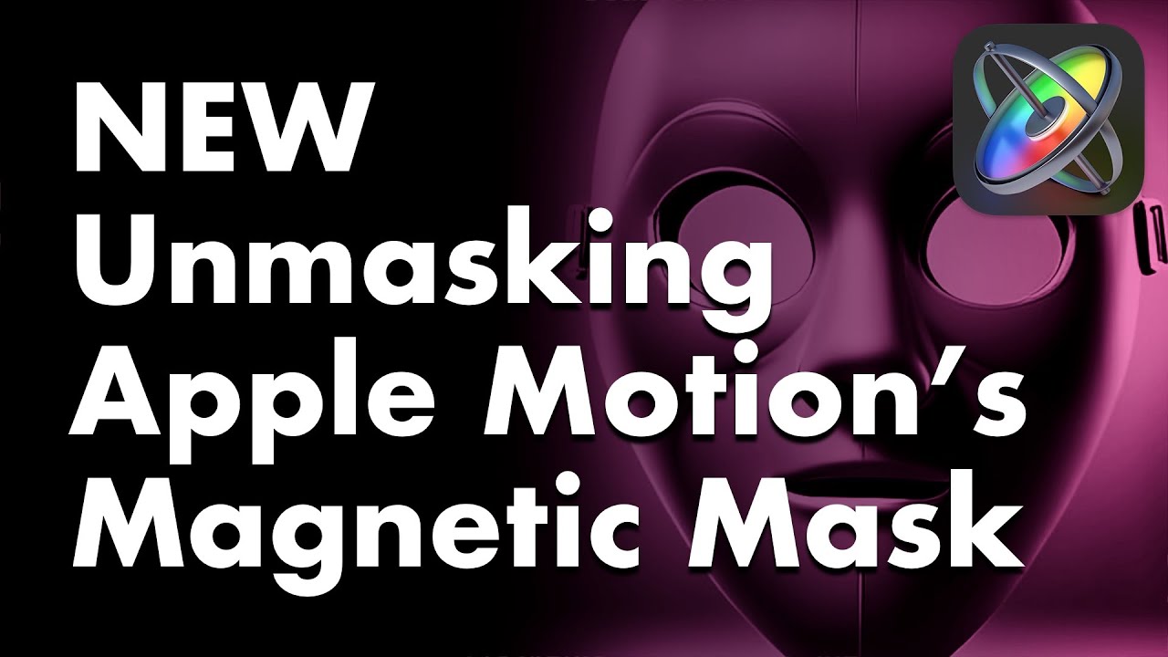 Новая магнитная маска от Apple Motion: без маски!