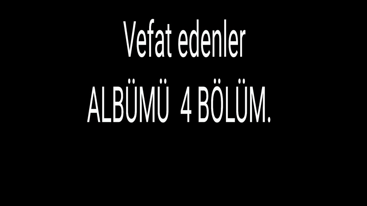 ÖLÜMLÜ DÜNYA  ..4..